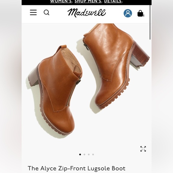 EUC Like NEW Alyce Zip front Lugsole boots, size 10 women. Gorgeous boots. - Picture 2 of 11